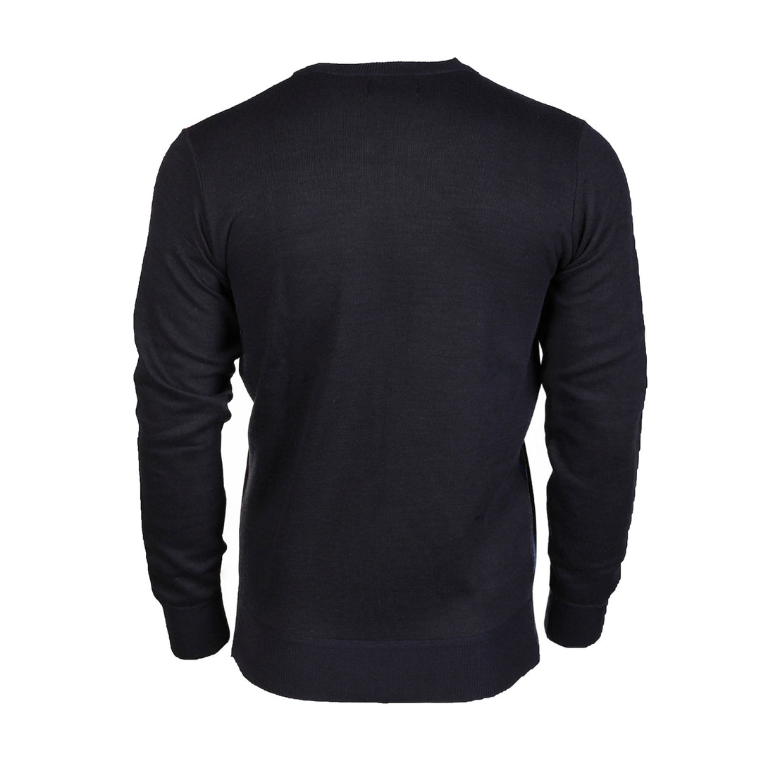 Men's Argyle Ballantrae Jumper Crew Nec  Navy