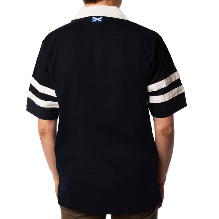 Gents S/S 2 Stripe Rugby Shirt