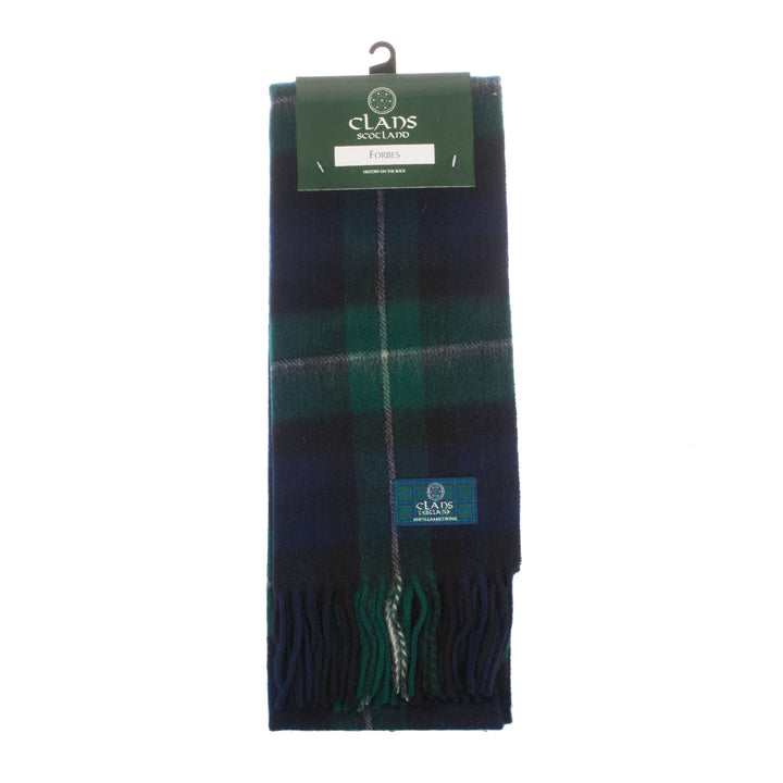 Lambswool Scottish Tartan Clan Scarf  Forbes