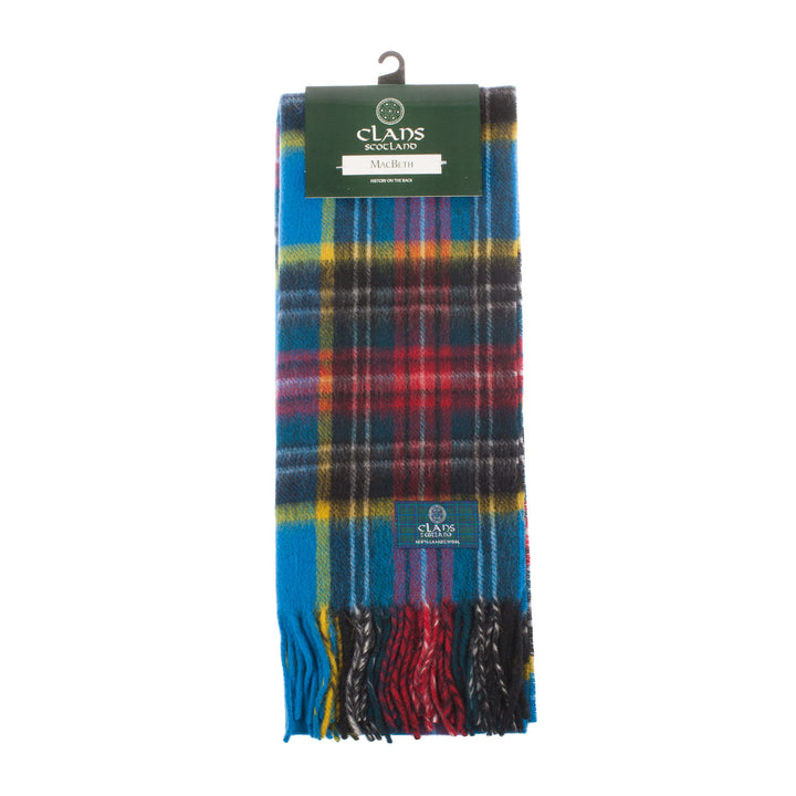 Lambswool Scottish Tartan Clan Scarf  Macbeth