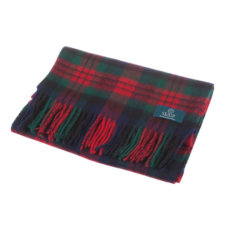 Lambswool Scottish Tartan Clan Scarf  Macduff