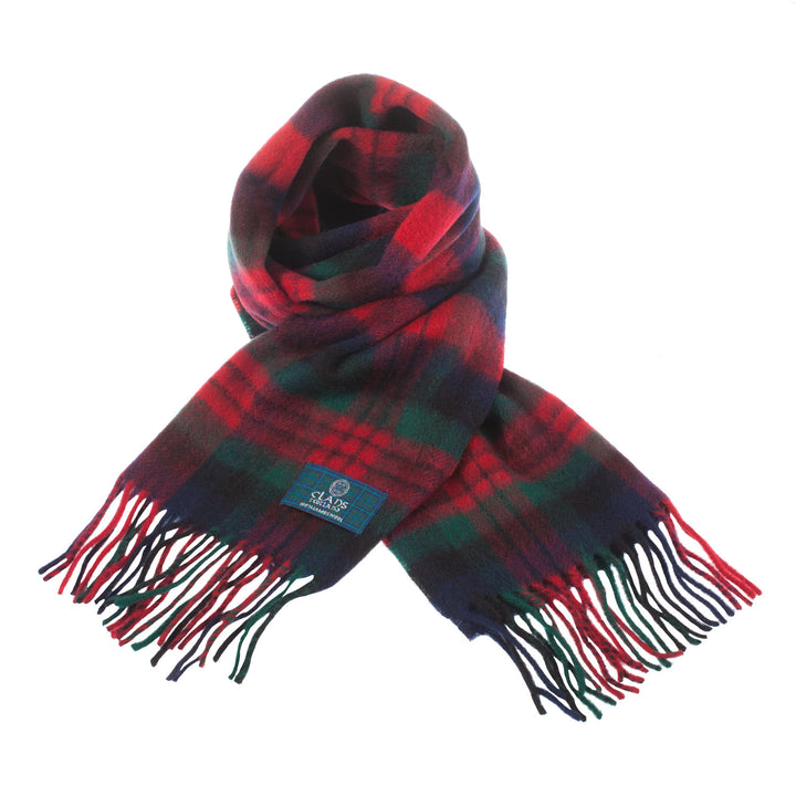 Lambswool Scottish Tartan Clan Scarf  Macduff