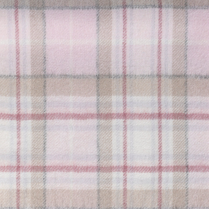 Edinburgh Cashmere Scarf Mackellar Mix Pink