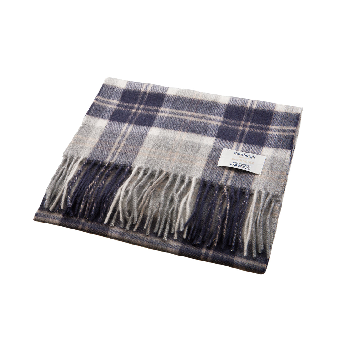 Edinburgh Cashmere Scarf  Bannockbane Silver