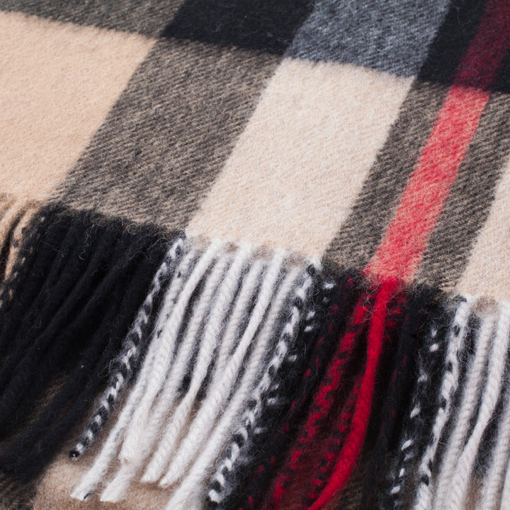 Edinburgh Cashmere Scarf  Exploded Thomson Camel