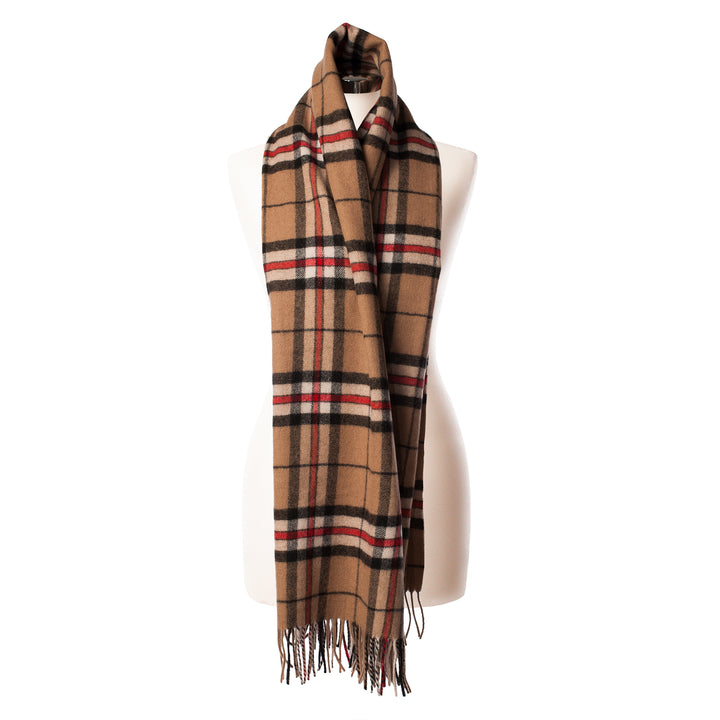 Edinburgh Lambswool Stole  Thomson Camel