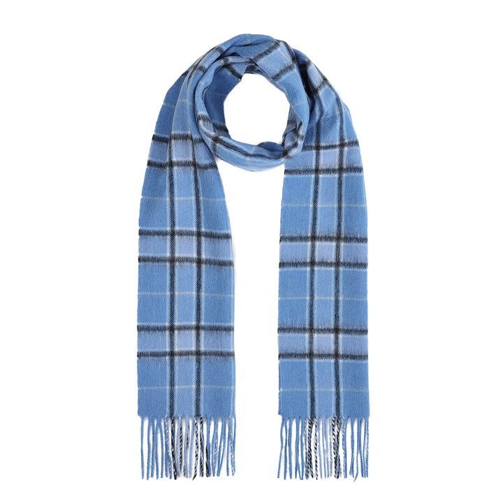 Edinburgh 100% Lambswool Scarf  Baby Blue