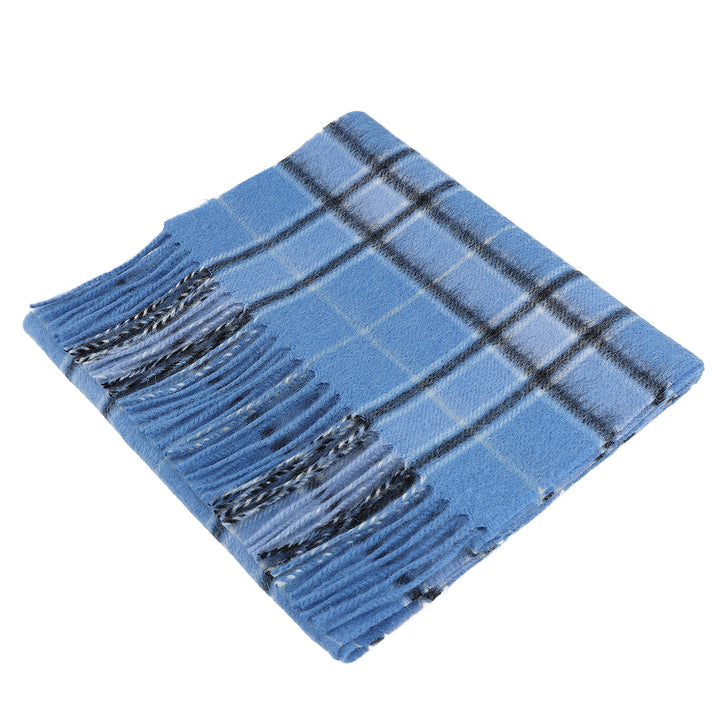 Edinburgh 100% Lambswool Scarf  Baby Blue