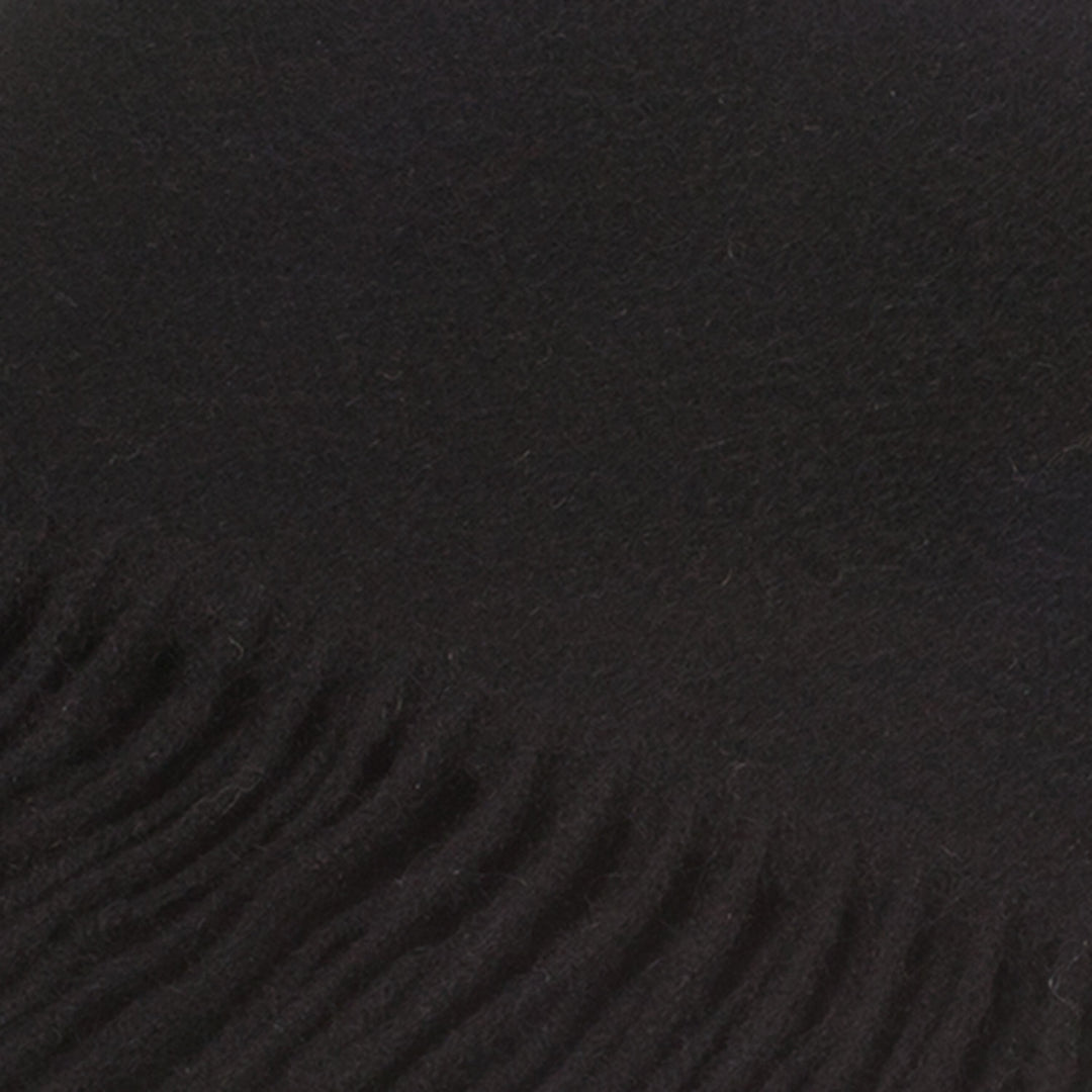 Edinburgh 100% Lambswool Scarf  Black