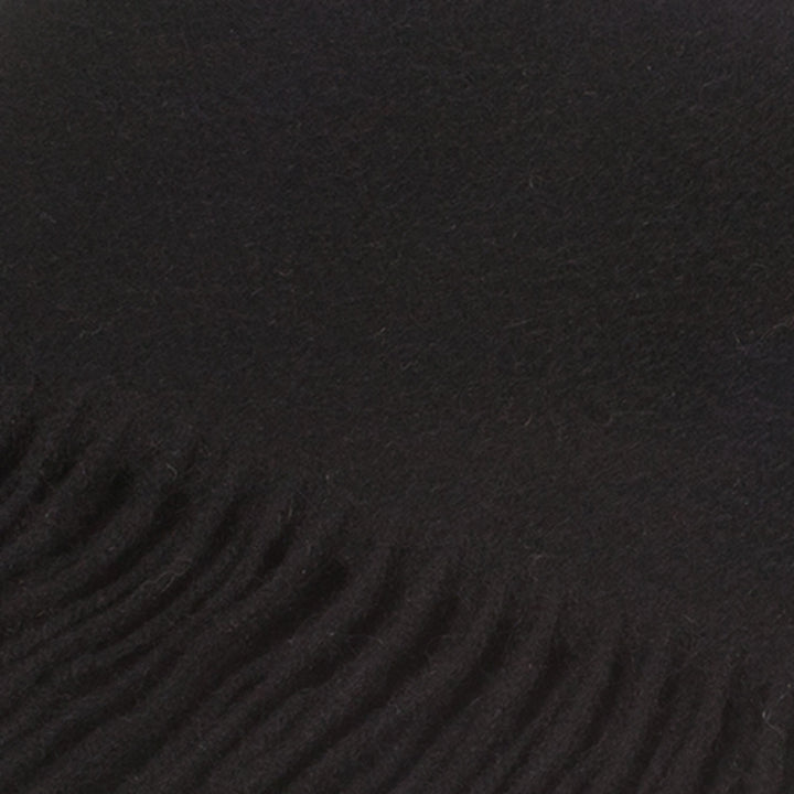 Edinburgh 100% Lambswool Scarf  Black