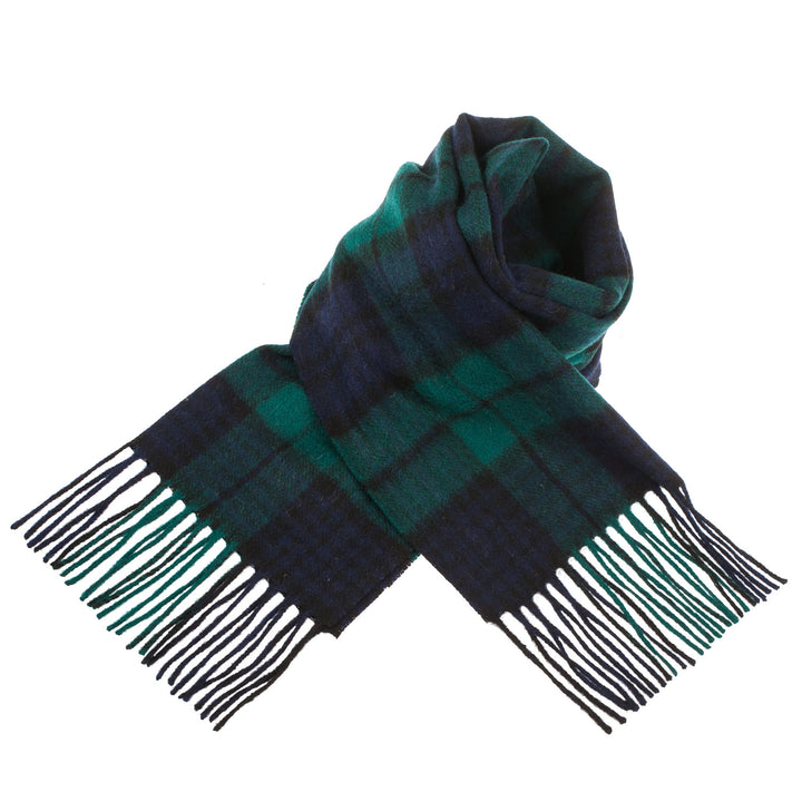 Edinburgh 100% Lambswool Scarf  Black Watch