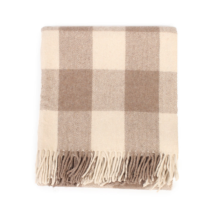 Highland Wool Blend Tartan Blanket / Throw Extra Warm Jacob