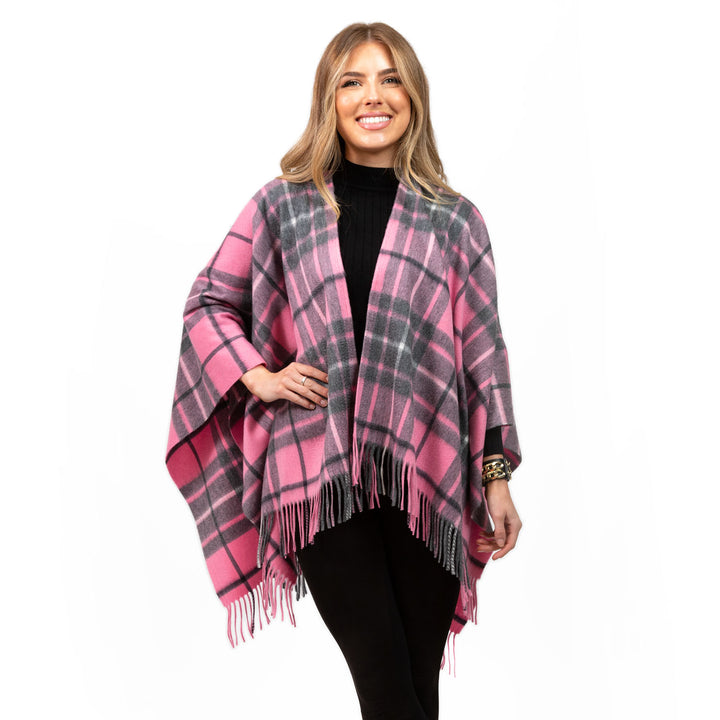 Dunedin Cashmere Mini Cape  Gresham/Pink-Derby