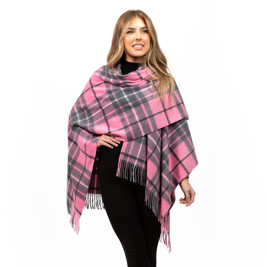 Dunedin Cashmere Mini Cape  Gresham/Pink-Derby