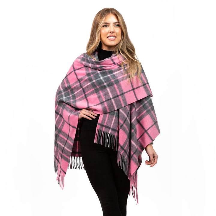 Dunedin Cashmere Mini Cape  Gresham/Pink-Derby