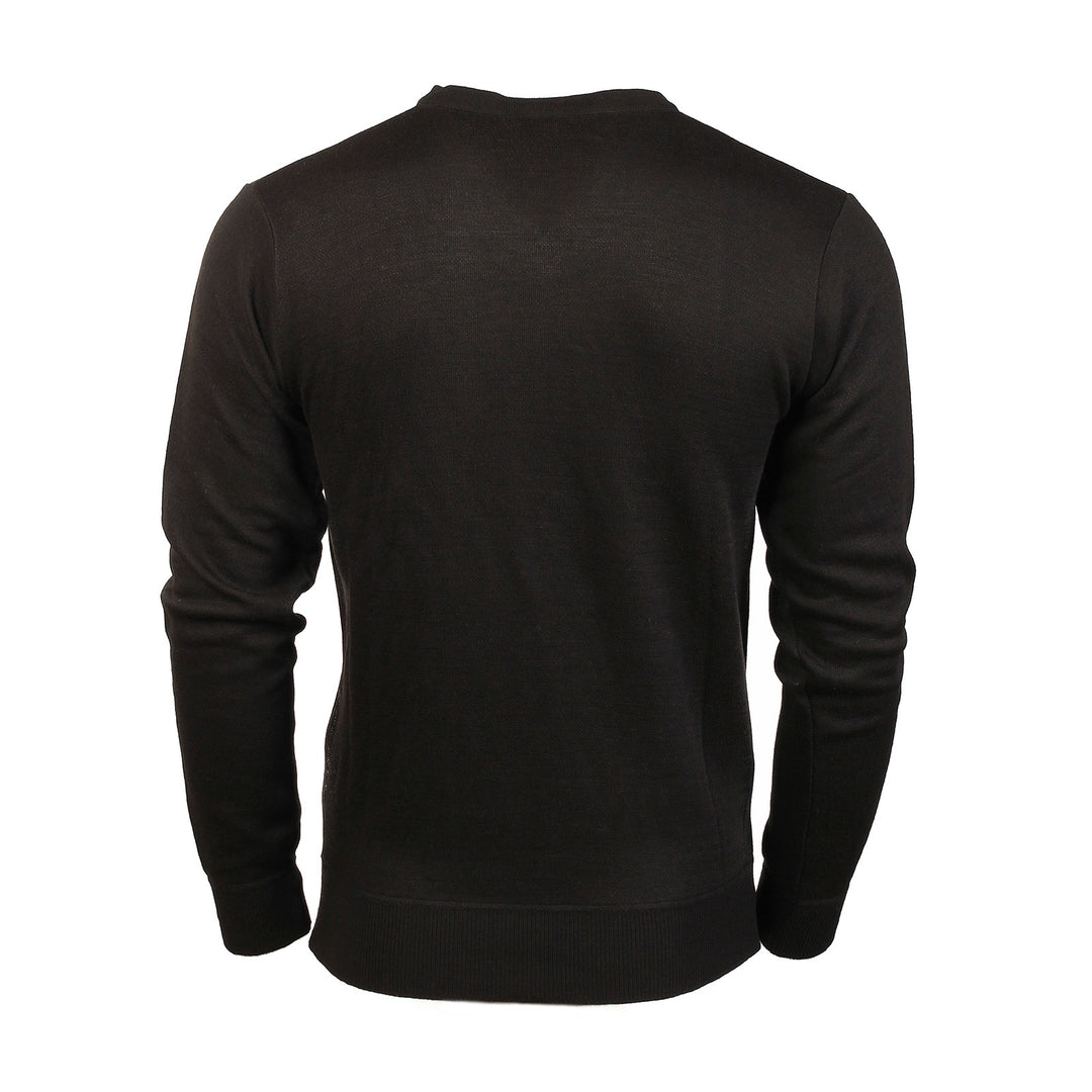 Men's Argyle Ballantrae Jumper  Black