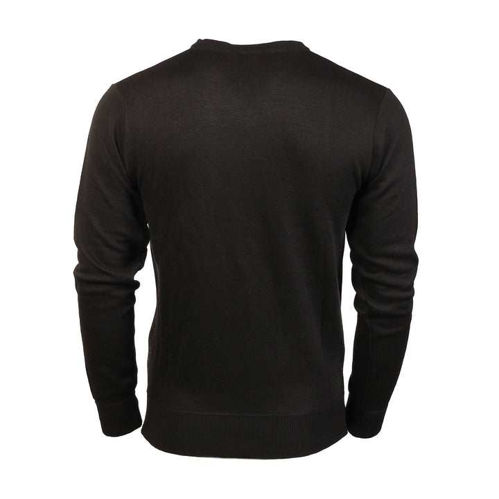 Men's Argyle Ballantrae Jumper  Black
