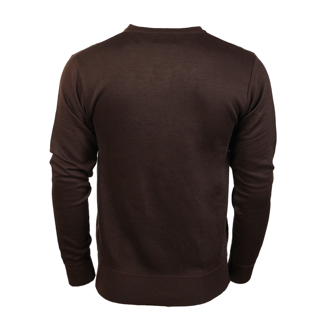 Men's Argyle Ballantrae Jumper  Dark Brown