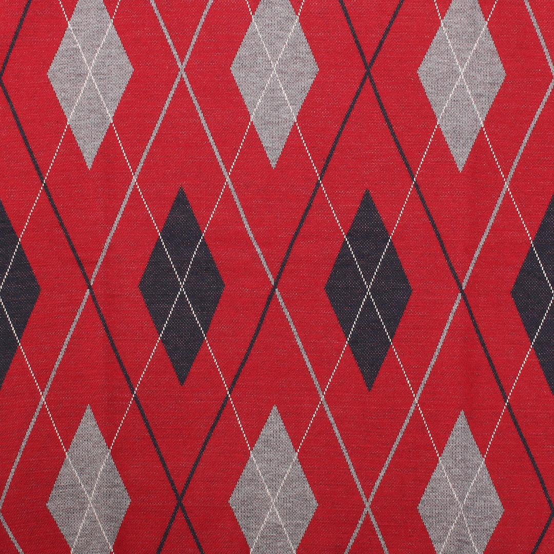 Men's Argyle Ballantrae Jumper  Red