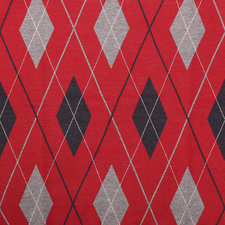 Men's Argyle Ballantrae Jumper  Red