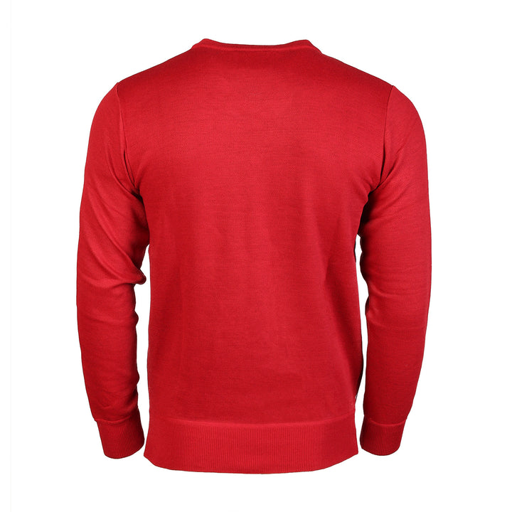 Men's Argyle Ballantrae Jumper  Red