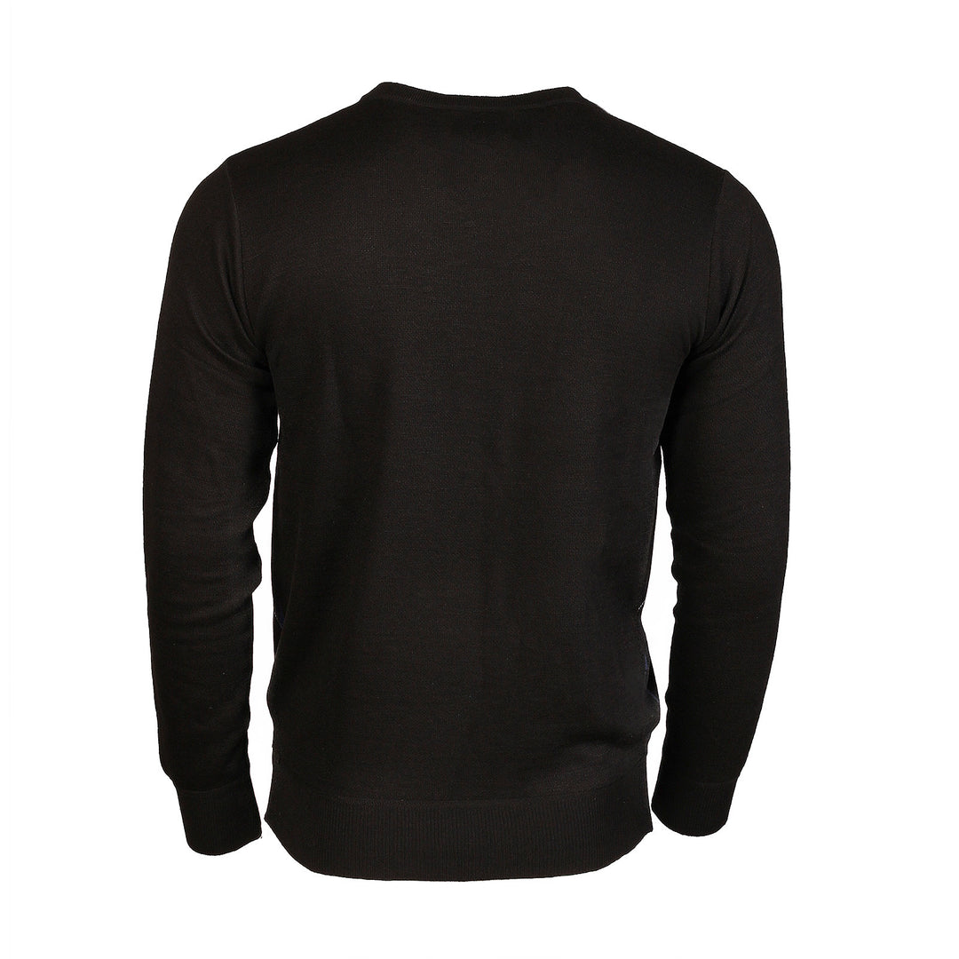 Men's Argyle Ballantrae Jumper  Black