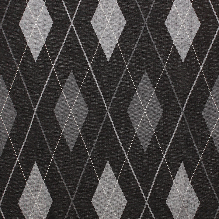 Men's Argyle Ballantrae Jumper Half Zip  Black