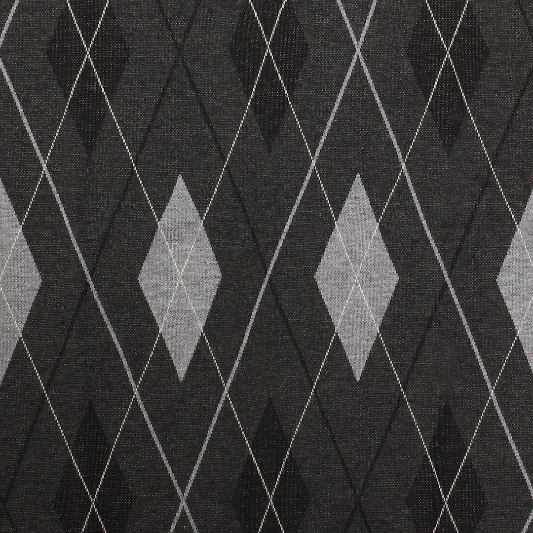 Men's Argyle Ballantrae Jumper Half Zip  Charcoal