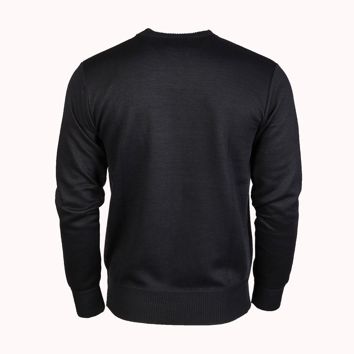Men's Ballantrae Thistle Jumper  Navy