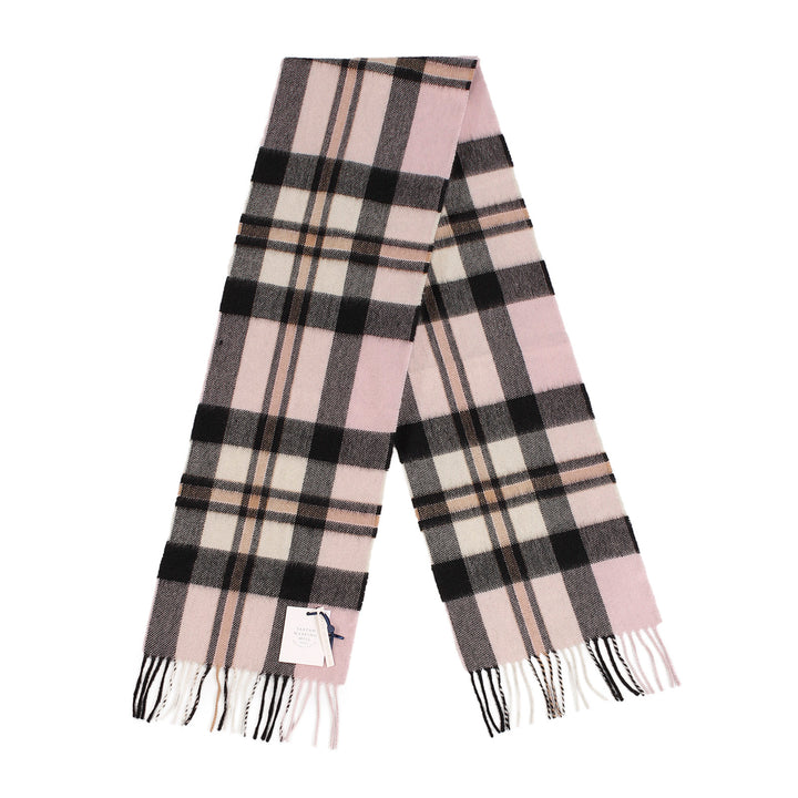 Tartan Weaving Mill 100% Cashmere Scarf  Thomson Dark Grey