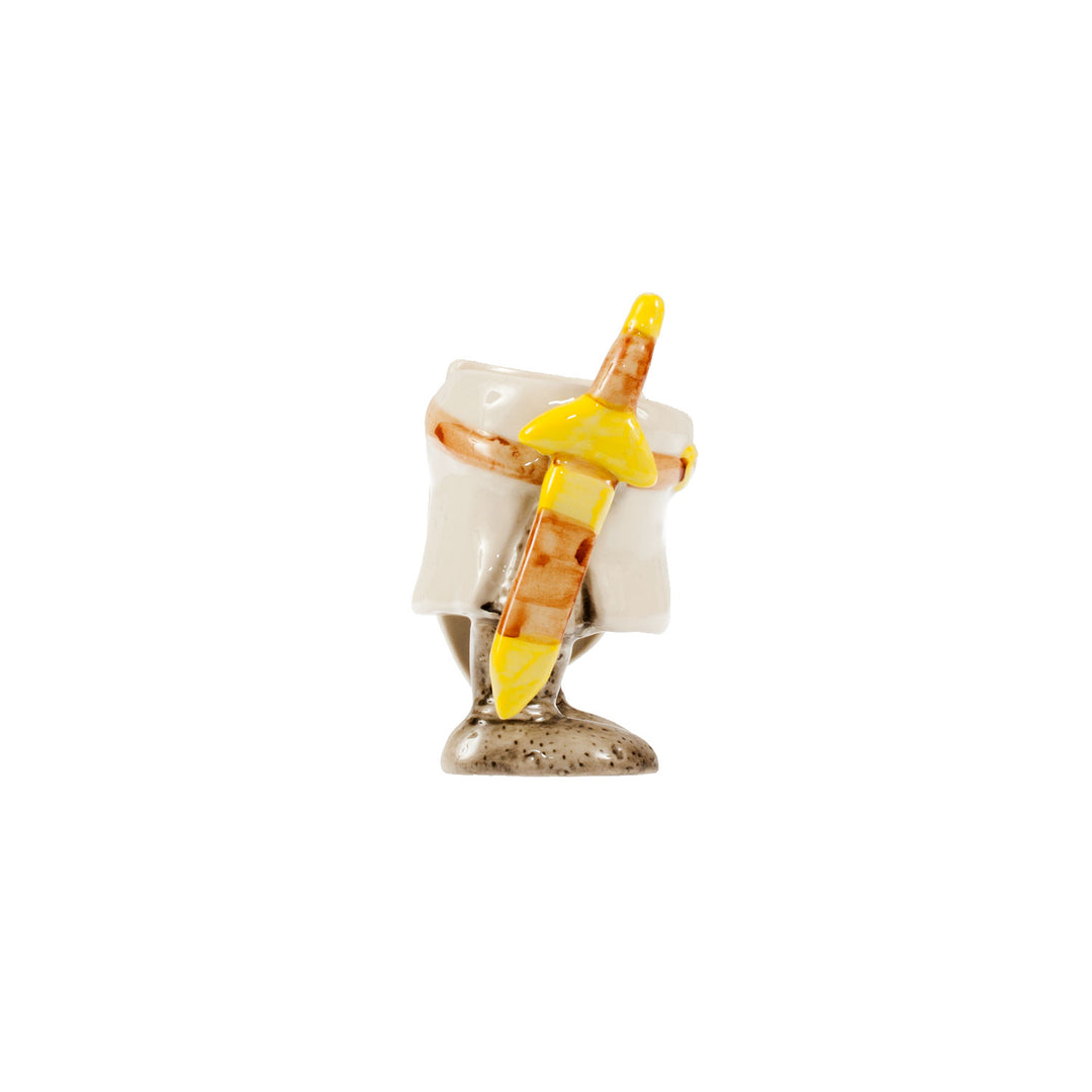 Egg Cup Crusader Knight